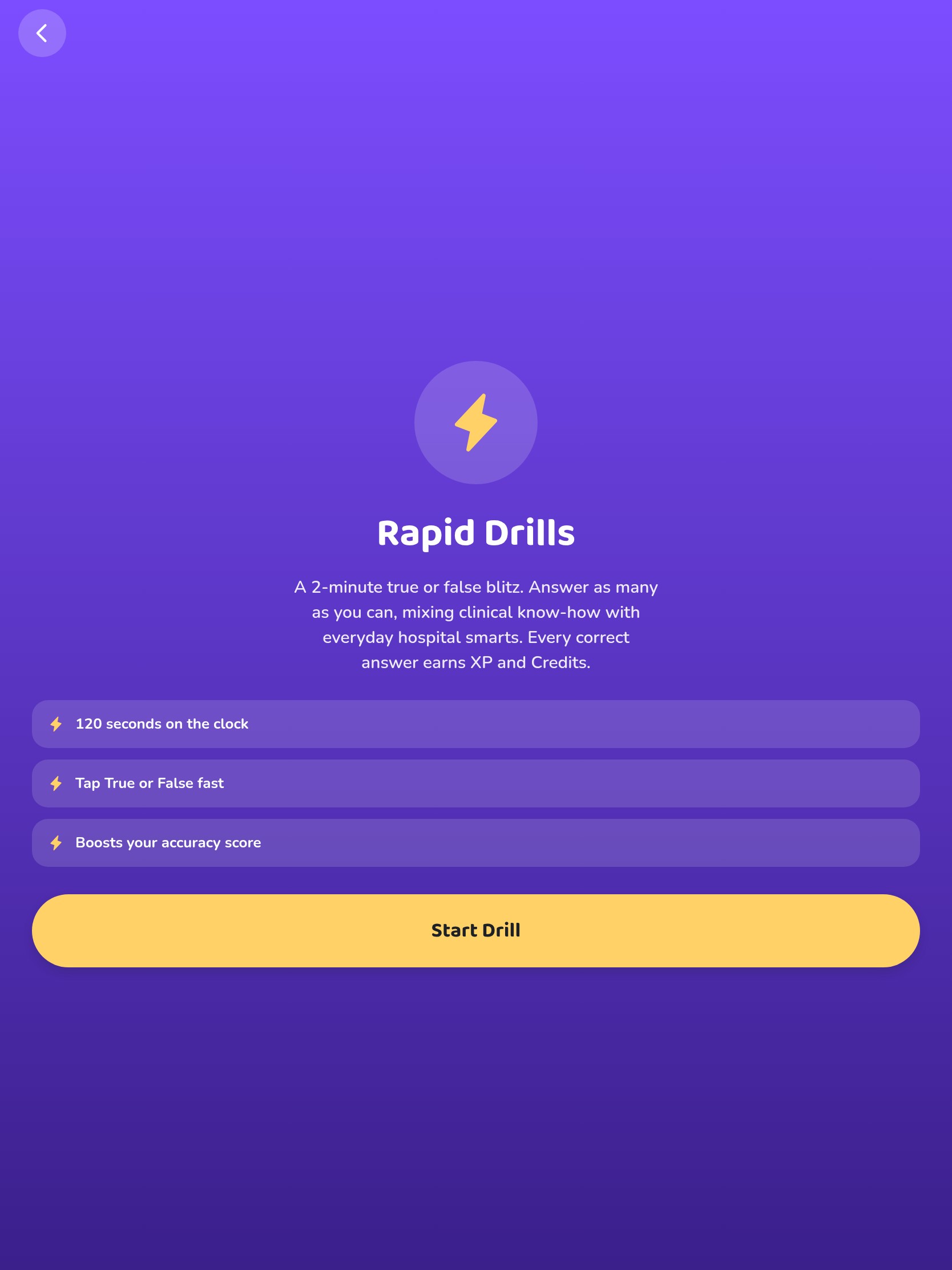 Rapid Drills on iPad